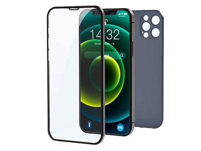 گلس و محافظ پشت 2 در 1 آیفون 13 پرو مکس دویا Devia iphone 13 Pro Max 2 in 1 Ultra Thin Tempered Glass Protective Case