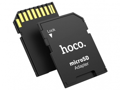 نگهدارنده و مبدل کارت حافظه هوکو Hoco HB22 TF to SD card holder