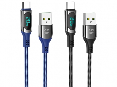 کابل شارژر سریع یو اس‎ بی به تایپ‎ سی هوکو Hoco S51 5A Extreme Fast charging data cable for Type-C