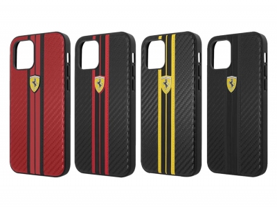 قاب فیبرکربن آیفون 12 و 12 پرو طرح فراری CG Mobile iphone 12/12 Pro Ferrari Carbone Case