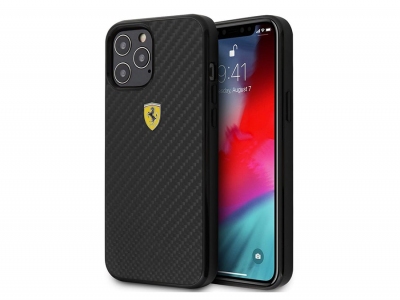 قاب فیبرکربن آیفون 12 پرو مکس طرح فراری CG Mobile iphone 12 Pro Max  Ferrari Carbone Case