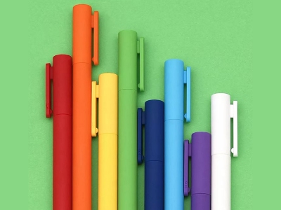 بسته 8 تایی خودکار مشکی شیائومی Xiaomi KACOGREEN K1 0.5mm