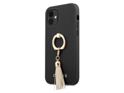 قاب چرمی حلقه دار آیفون 12 مینی CG Mobile iphone 12 mini Guess Finger Ring Leather Case