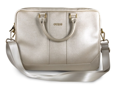 کیف چرمی لپ تاپ 13و15و16 اینچ همراه با بند رو دوشی CG Mobile Laptop 13/15/16 inch Guess Leather Bag