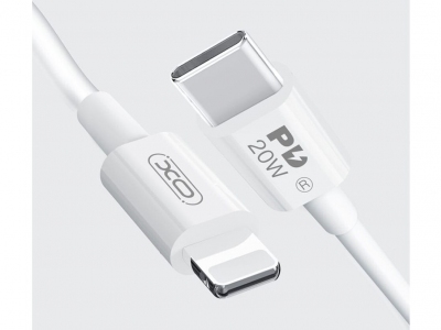 کابل شارژ سریع لایتنینگ به تایپ‌سی یک متری ایکس‌او XO PD 20W fast charging cable NB Q189A