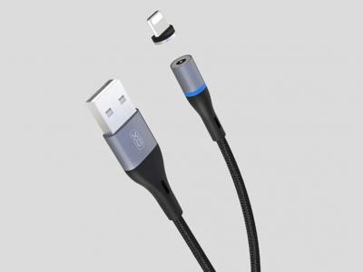 کابل شارژ سریع یواس‌بی به لایتنینگ مگنتی ایکس‌او به طول یک متر XO Magnetic USB cable lightning NB125