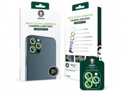 محافظ لنز شبرنگ آیفون 12 پرو مکس گرین Green iPhone 12 Pro Max Night Glow Luminous Camera Lens Ring