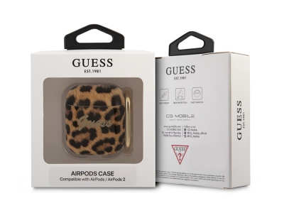 کاور محافظ ایرپاد 1 و 2 اپل سی جی موبایل CG Mobile Apple Airpods/Airpods 2 Guess Leopard Case