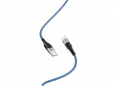 کابل شارژ سریع یواس‌بی به تایپ ‎سی یک متری ایکس‌او XO Automatic power off Streamwr USB cable for Type-c NB158
