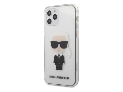 قاب محافظ شیشه ای آیفون 12 و 12 پرو طرح کارل CG Mobile iphone 12/12 Pro Karl Lagerfeld Case