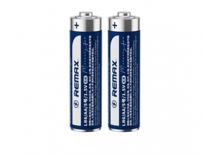 بسته دوتایی باتری قلمی آلکالاین ریمکس REMAX LR6 Alkaline Battery AA