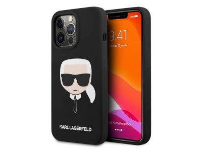 قاب سیلیکونی آیفون 13 پرو مکس طرح کارل CG Mobile iphone 13 Pro Max Karl Lagerfeld Silicone Case