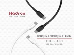 کابل شارژ و انتقال داده تایپ سی به تایپ سی هادرون Hadron HTC-C-C01 USB Type C Cable