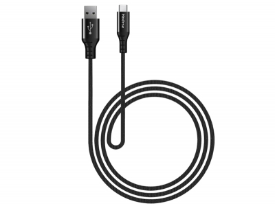 کابل شارژ سریع و انتقال داده روکش نایلونی هادرون Hadron HTC-A-C02 USB Type A/USB Type C