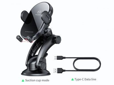 پایه نگهدارنده و شارژر بی‌سیم خودروی مک‌دودو MCDODO 15W Wireless Charger Car Mount Space Series CH-7620