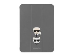 کیف چرمی آیپد پرو 11 اینچ طرح کارل و گربه CG Mobile iPad Pro 11 2020/2021 Cat Karl Lagerfeld Leather Case
