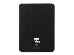 کیف چرمی آیپد پرو 11 اینچ طرح کارل برجسته CG Mobile iPad Pro 11 2020/2021 Karl Lagerfeld Leather Case