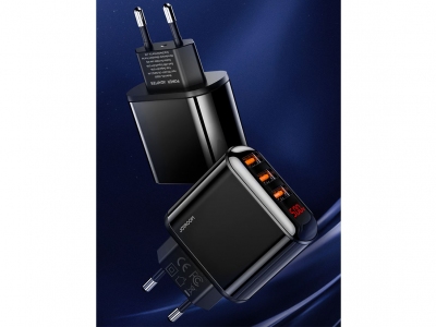 شارژر دیواری هوشمند جویروم JOYROOM HKL-USB59 Intelligent Digital Wall Charger