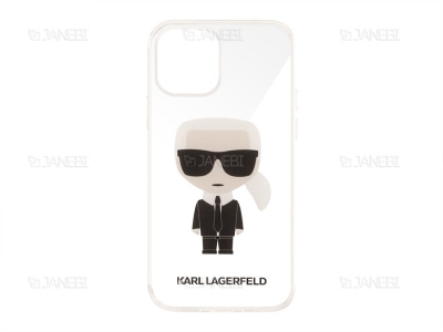 قاب محافظ شیشه ای آیفون 12 و 12 پرو طرح کارل CG Mobile iphone 12/12 Pro Karl Lagerfeld Case