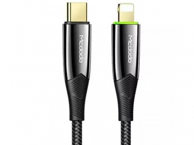 کابل شارژ سریع تایپ‌سی به لایتنینگ 1.2 متری مک‌دودو Mcdodo Auto Power Off Cable For IPhone PD 20W CA-8561