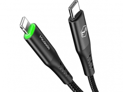 کابل شارژ سریع تایپ‌سی به لایتنینگ 1.2 متری مک‌دودو Mcdodo Auto Power Off Cable For IPhone PD 36W CA-7360
