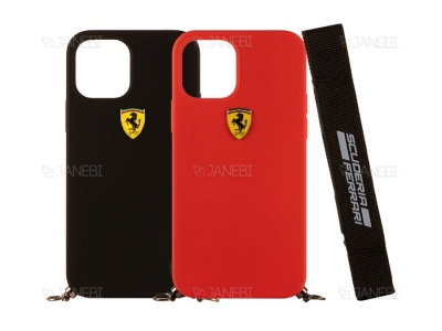 قاب سیلیکونی بند دار آیفون 12 مینی طرح فراری CG Mobile iphone 12 mini Ferrari Silicone Case
