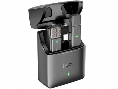 میکروفون لایتنینگ هوکو HOCO S31 Stream Wireless Microphone with Lightning Ports Receiver