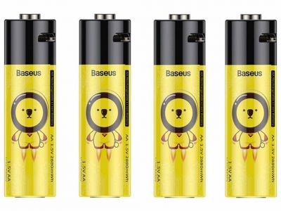 باتری قابل‌شارژ بیسوس Baseus PCWH000311 battery AA 1900mAh Built-in microUSB charging port
