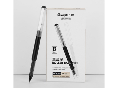 خودکار 12 عددی گوانگبو Guangbo B17006D Big Capacity 0.5mm Black Ink Gel Pen