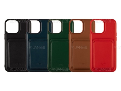 قاب چرمی و جاکارتی مگنتی آیفون 13 پرو مکس اچ دی دی HDD iphone 13 Pro Max Card Holder Magnetic Leather Case