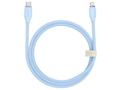 کابل تایپ‌سی به لایتنینگ بیسوس Baseus CAGD020001 Jelly Liquid Silica Gen Series Type-C to iP Fast Charging Data 1.2M