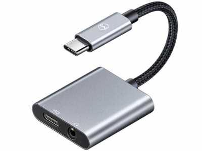 مبدل تایپ‌سی به جک 3.5 میلی‌متری مک‌دودو Mcdodo Type-C To DC 3.5mm + Type-C Audio Cable CA-7540