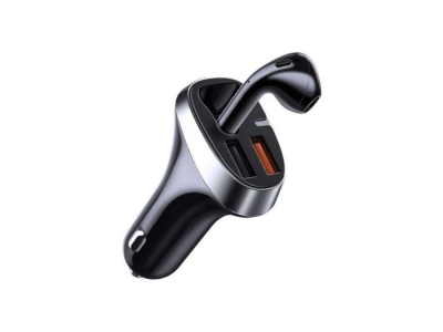 شارژر فندکی فست شارژ ماشین با هندزفری بلوتوثی جویروم JR-CP2