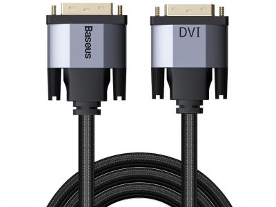 کابل تبدیل دی‌وی‌آی 2 متری بیسوس Baseus Enjoyment 2K DVI To DVI Cable CAKSX-R0G