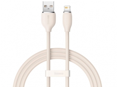 کابل یو‌اس‌بی به لایتنینگ بیسوس  Baseus CAGD000004 Jelly Liquid Silica Gel USB to iP Fast Charging Data Cable 2.4A 1.2M