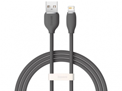 کابل یو‌اس‌بی به لایتنینگ بیسوس  Baseus CAGD000004 Jelly Liquid Silica Gel USB to iP Fast Charging Data Cable 2.4A 1.2M