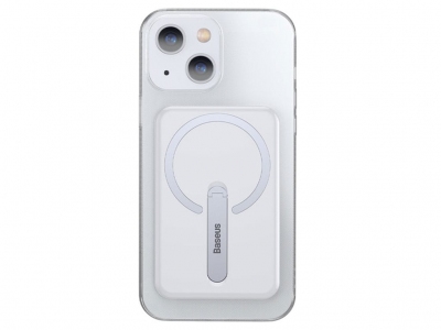 قاب محافظ مگنتی ژله‌ای بیسوس Baseus ARCX000002 Magnetic Phone Case with a Bracket For iPhone 13