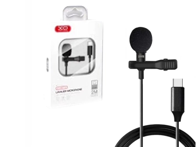 میکروفون تایپ سی ایکس‌او XO-MKF 02 Lavalier Microphone 2M Length Type C