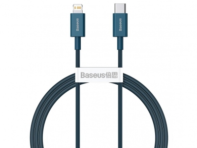 کابل شارژ سریع تایپ سی به لایتنینگ 1.5 متری بیسوس Baseus Cable Superior Series Type-C To Lightning 20W MOQ:40 CATLYS-B02