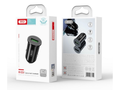 شارژر فندکی فست شارژ ماشین 18 وات ایکس او CC35