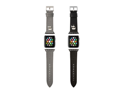 بند چرمی اپل واچ 42 و 44 میلیمتر طرح کارل CG Mobile Apple Watch 42/44 mm Karl Leather Strap