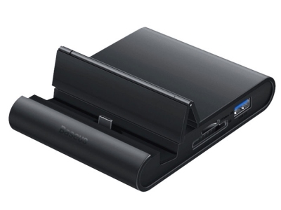 هاب تایپ‌سی 7 در 1 بیسوس Baseus BS-OH036 Mate Type-C HUB 4K HDMI Docking Station Pro