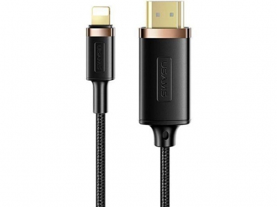 کابل HDMI به لایتنینگ 2 متری یوسامز USAMS U70 Lightning to HDMI HD Video Cable US-SJ509