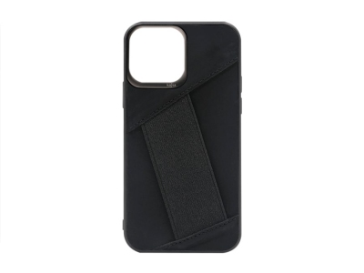 قاب چرمی آیفون 13 پرو مکس کجسا Kajsa iPhone 13 Pro Max Preppie Elastic Hand Grip Leather Case