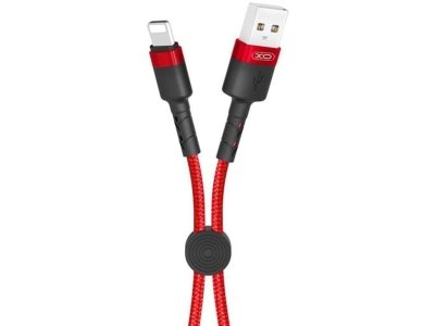کابل شارژ سریع لایتنینگ به یواس‌بی به طول 25 سانتی‌متر ایکس‌او XO Convenient usb cable with clip lighting NB117