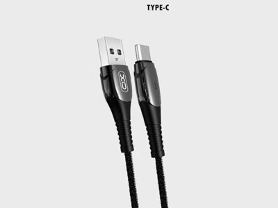 کابل شارژ سریع یواس‌بی به تایپ‌سی به طول یک متر ایکس‌او XO Smart Chipset Auto Power-off USB Cable for type-c NB145