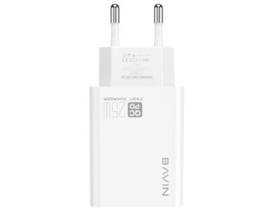 شارژر دیواری سریع تایپ‌سی باوین Bavin 20W Fast Charger PC657Y