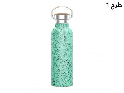 قمقمه 600 میلی لیتر گرین Green Pattetn Bottle Flask 600ml