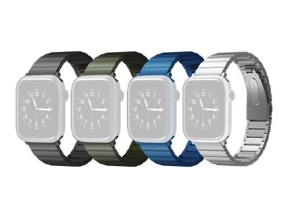 بند فلزی اپل واچ 42/44/45 میلی متر ویوا مادرید Viva Madrid Apple Watch 42/44/45mm Lavier Metal Strap