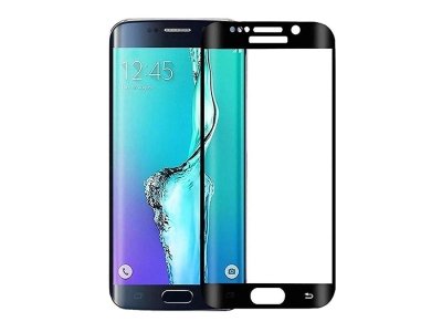 محافظ صفحه نمایش شیشه ای تمام صفحه سامسونگ Full Glass Screen Protector Samsung Galaxy S6 Edge Plus
